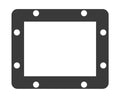 Joint de bride 3 mm, NBR – compatible Börger PL200 (réf. BP 2000803)