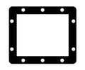 Joint de bride 3 mm, NBR – compatible Börger PL300 (réf. BP 3001003)