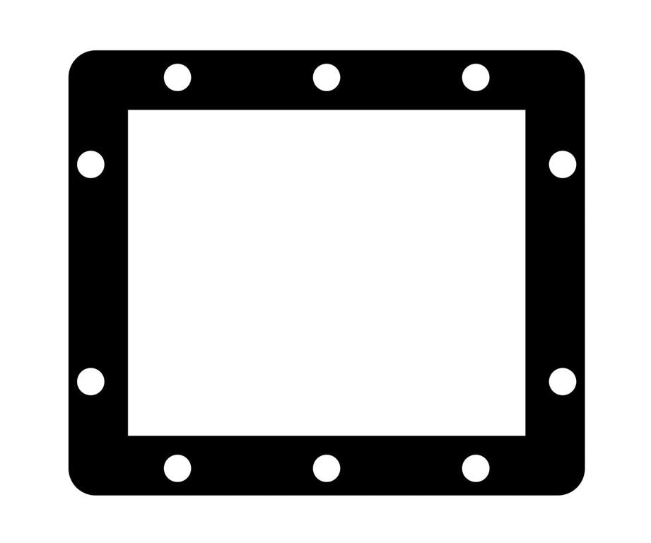 Joint de bride 3 mm, NBR – compatible Börger PL300 (réf. BP 3001003)