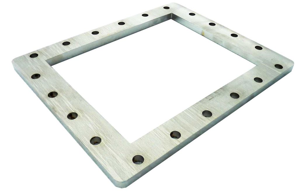 Bride de pompe à souder 12 mm, inox – Börger EL1550 (réf. BP 33627512 RVS)