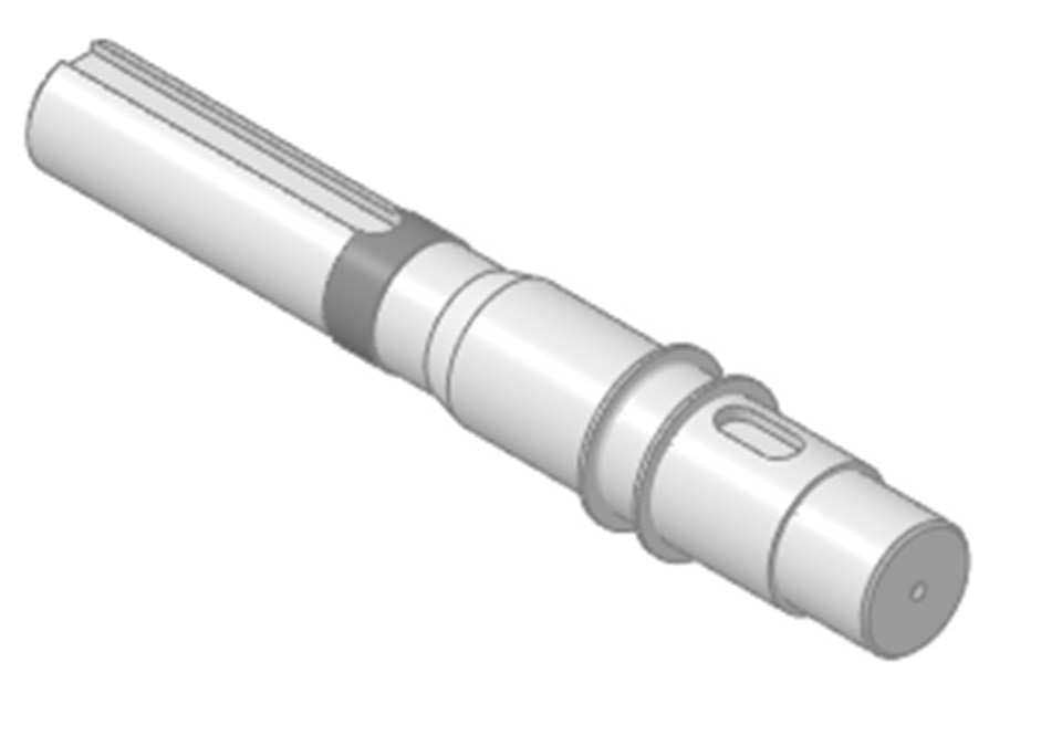 Arbre adaptable court (côté aveugle) – compatible Börger PL300 (réf. BP 41324)