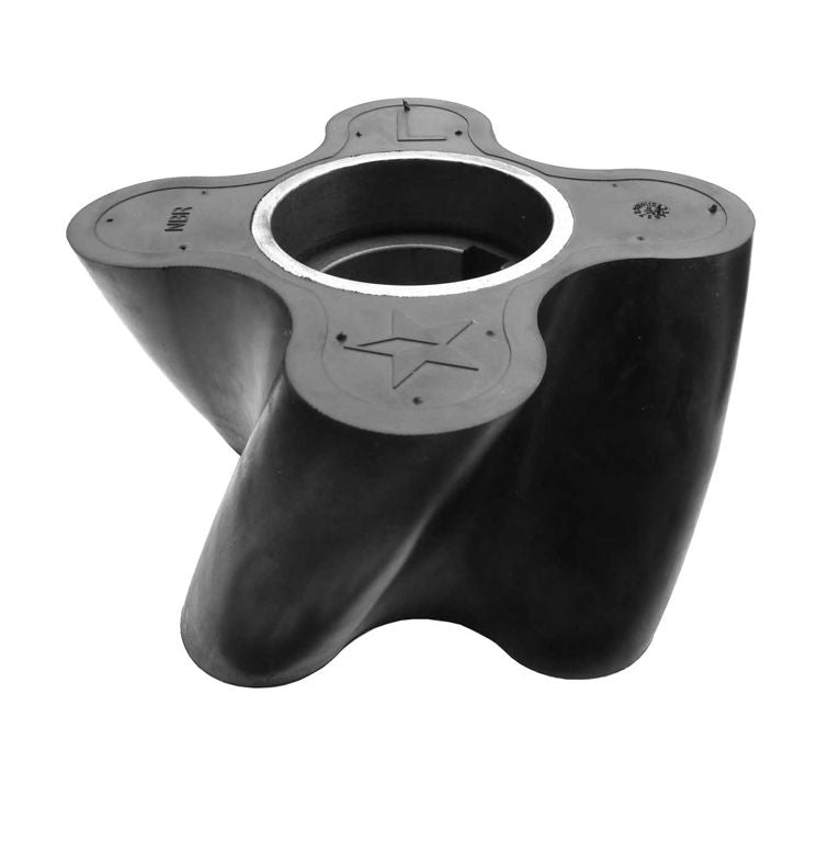 Lobe adaptable HiFlo 4 ailes 105 mm gauche, NBR – Vogelsang VX136 (réf. VP 136-105 L4 NBR)