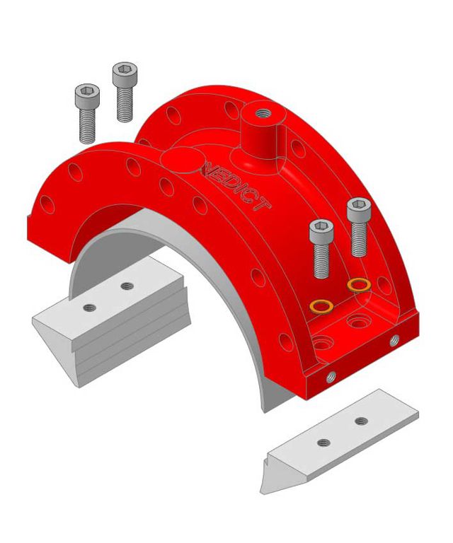 Coquille de corps de pompe adaptable à segments injection – Vogelsang VX136