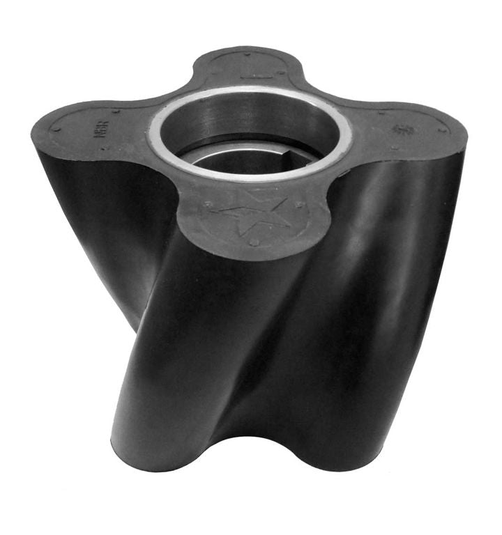 Lobe adaptable HiFlo 4 ailes 140 mm gauche, NBR – Vogelsang VX136 (réf. VP 136-140 L4 NBR)