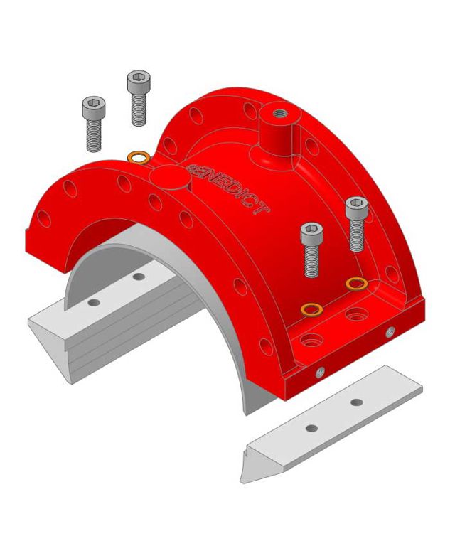Coquille de corps de pompe adaptable à segments injection – Vogelsang VX136