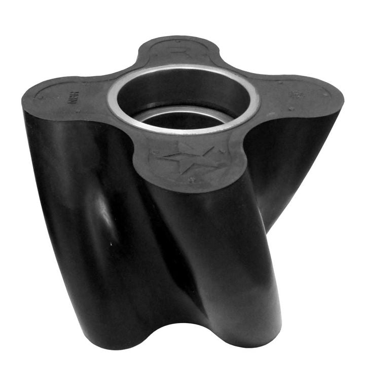 Lobe adaptable HiFlo 4 ailes 140 mm droit, NBR – Vogelsang VX136 (réf. VP 136-140 R4 NBR)