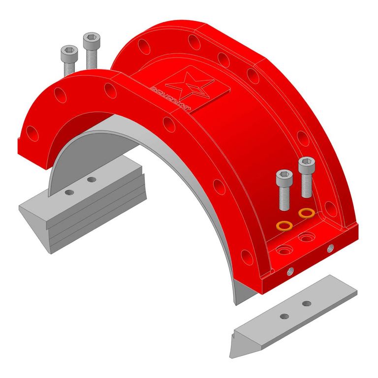 Coquille de corps de pompe adaptable à segments injection – Vogelsang VX186