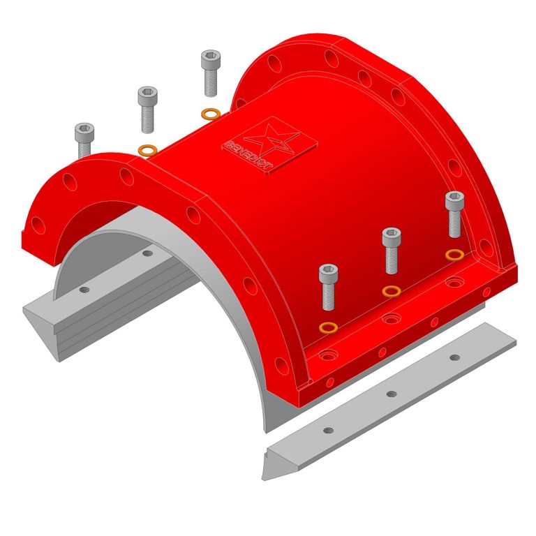 Coquille de corps de pompe adaptable à segments injection – Vogelsang VX186