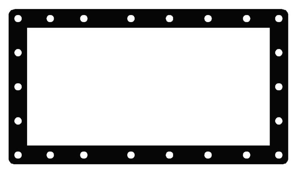 Joint de bride 4 mm, NBR – Vogelsang VX186-390QD (réf. VP 186 3902204)