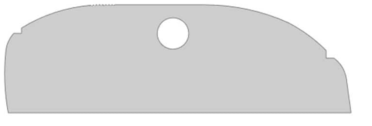 Couteau de coupe adaptable – compatible Vogelsang RotaCut RCX-68 (réf. VRC 0010)