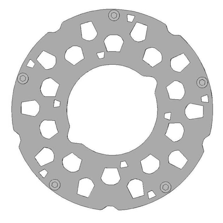 Bague de coupe adaptable 20 sorties – Vogelsang ExaCut (réf. VV TFL715)