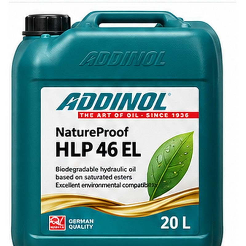 Huile hydraulique biodégradable ADDINOL NatureProof HLP 46 EL – bidon 20 L