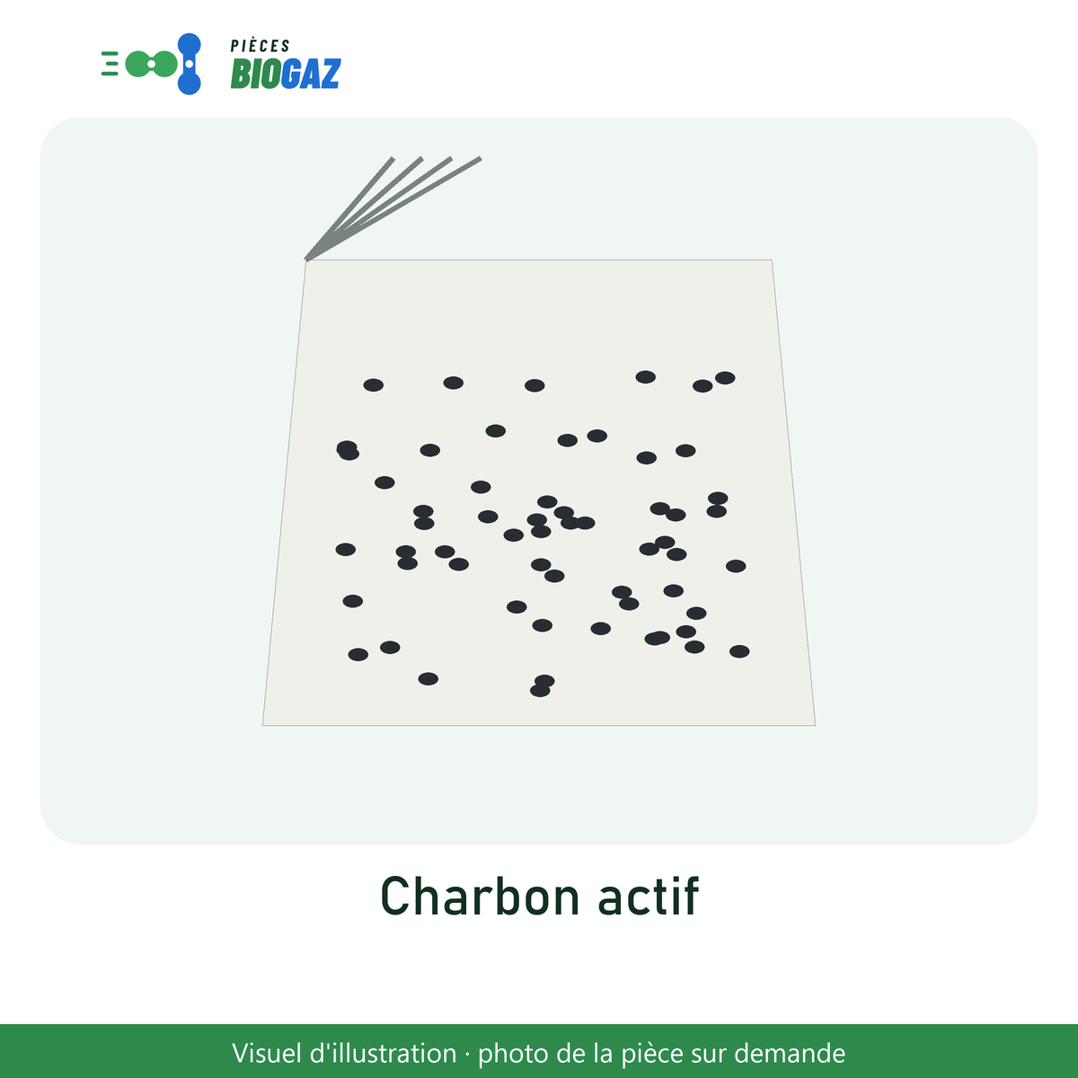 Charbon actif en Granulés AC (réf. AC-GR500)