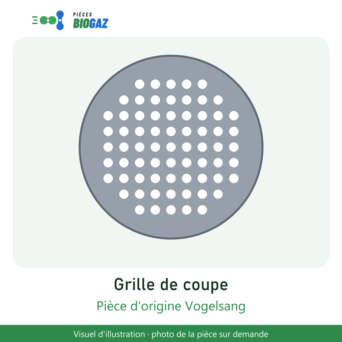 Vis de fixation grille de coupe RCX68