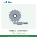 Poulie pour mat EV3 agitateur - (pulley complete)