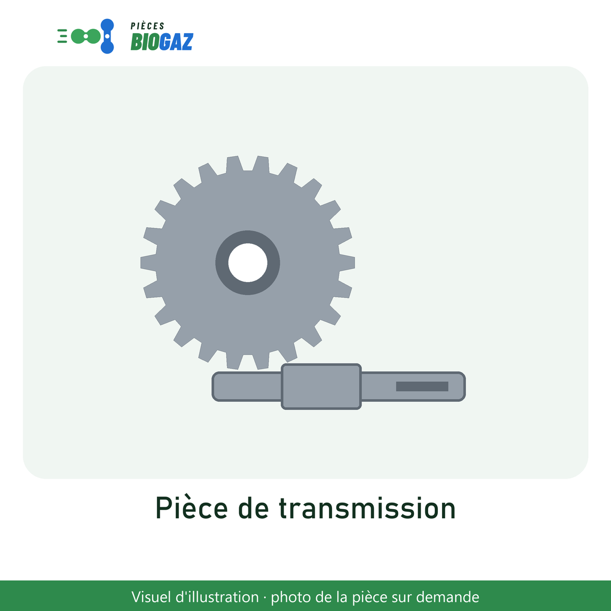 Clavette DIN 6885 A 12 x 8 x 50 – dilacératrice (repère 15)