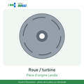Roue ailée, P11-S, DG/MPTK 150, ø330, durcie rep14