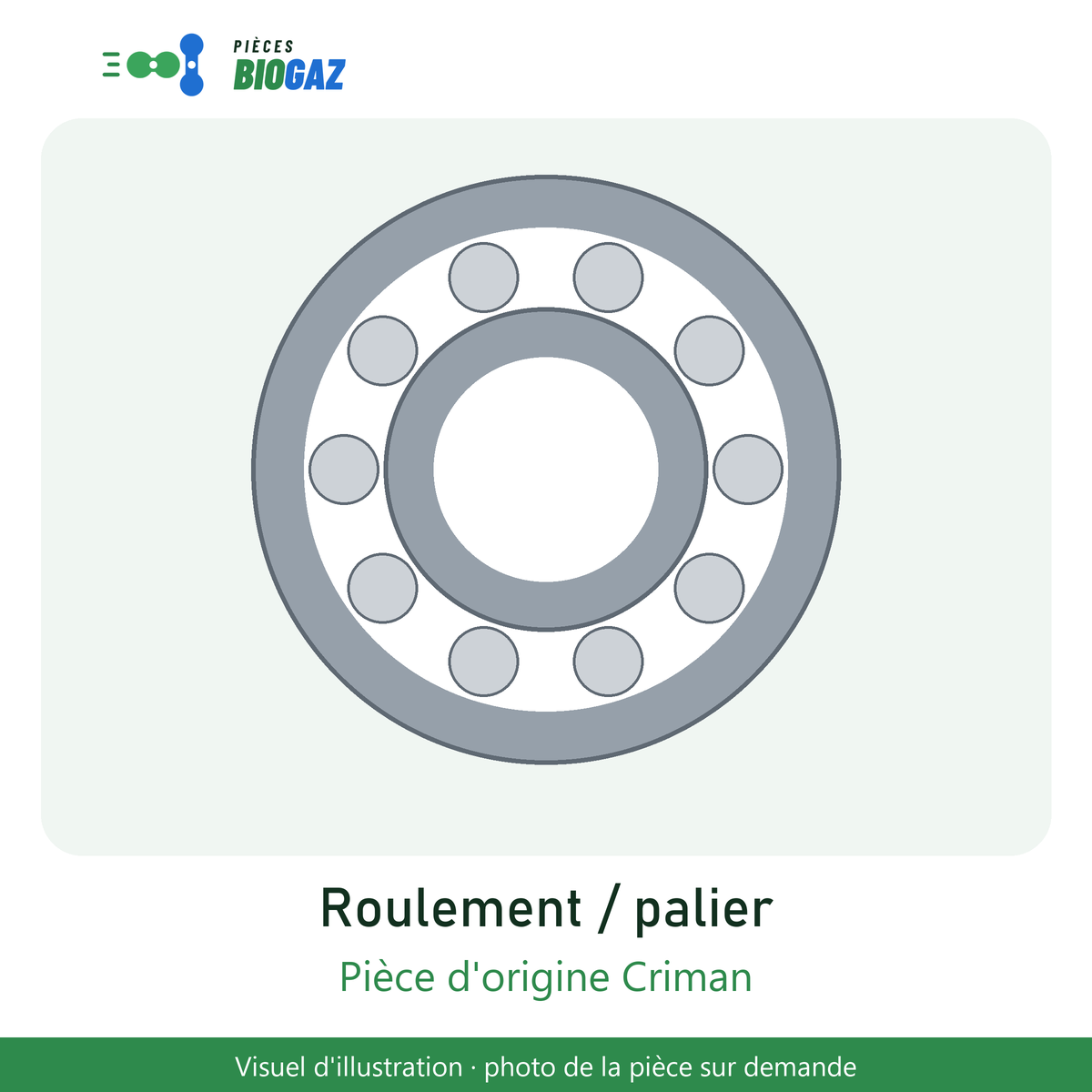 Roulement ETO200 - repère 9
