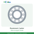 Palier intermédiaire inox. couteau fixe. DG/MPTK 105/150 0.2 REP4