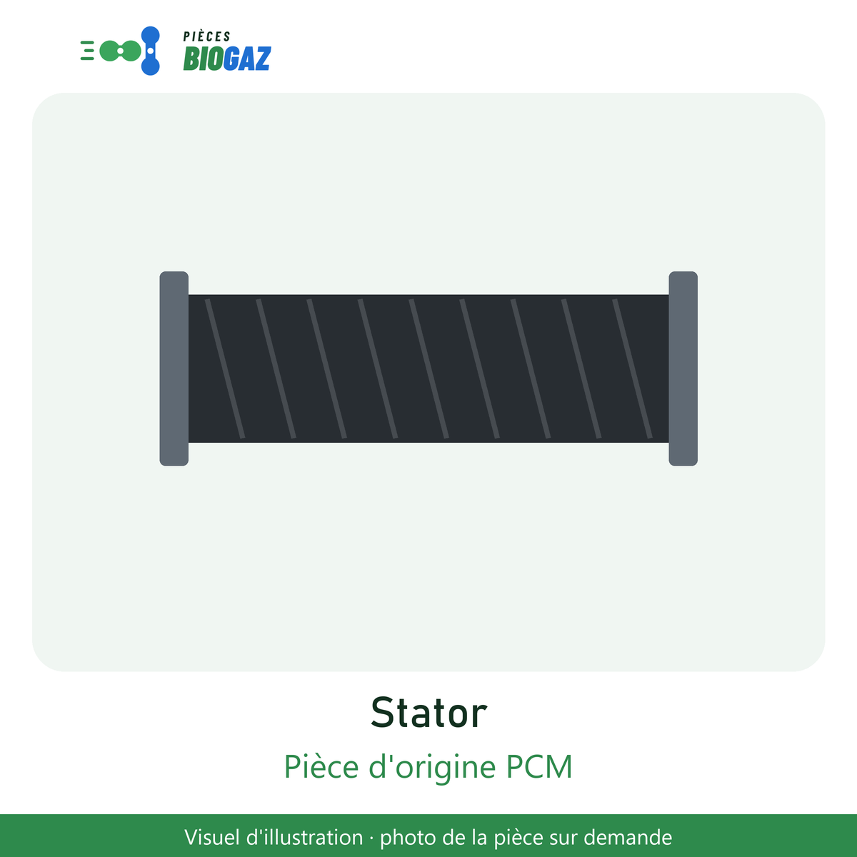 Stator PCM 60-2 CR percé PT100