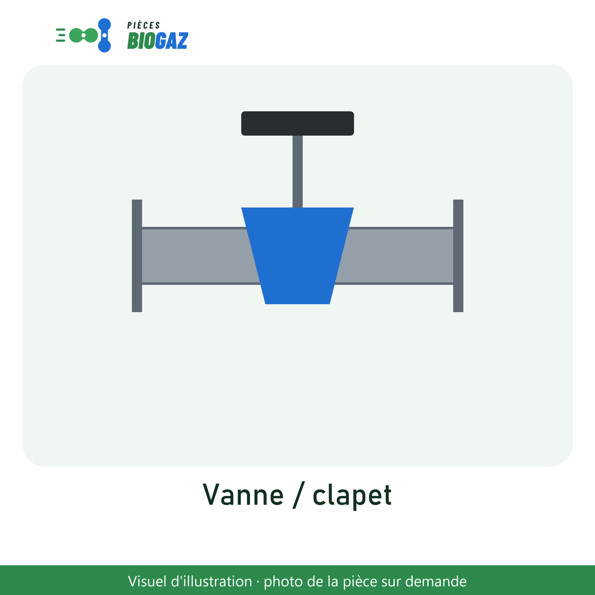 Tôle de protection pour vanne pneumatique horizontale en DN150