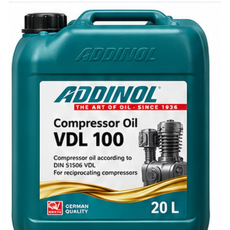 Huile compresseur à piston ADDINOL VDL 100 – bidon 20 L